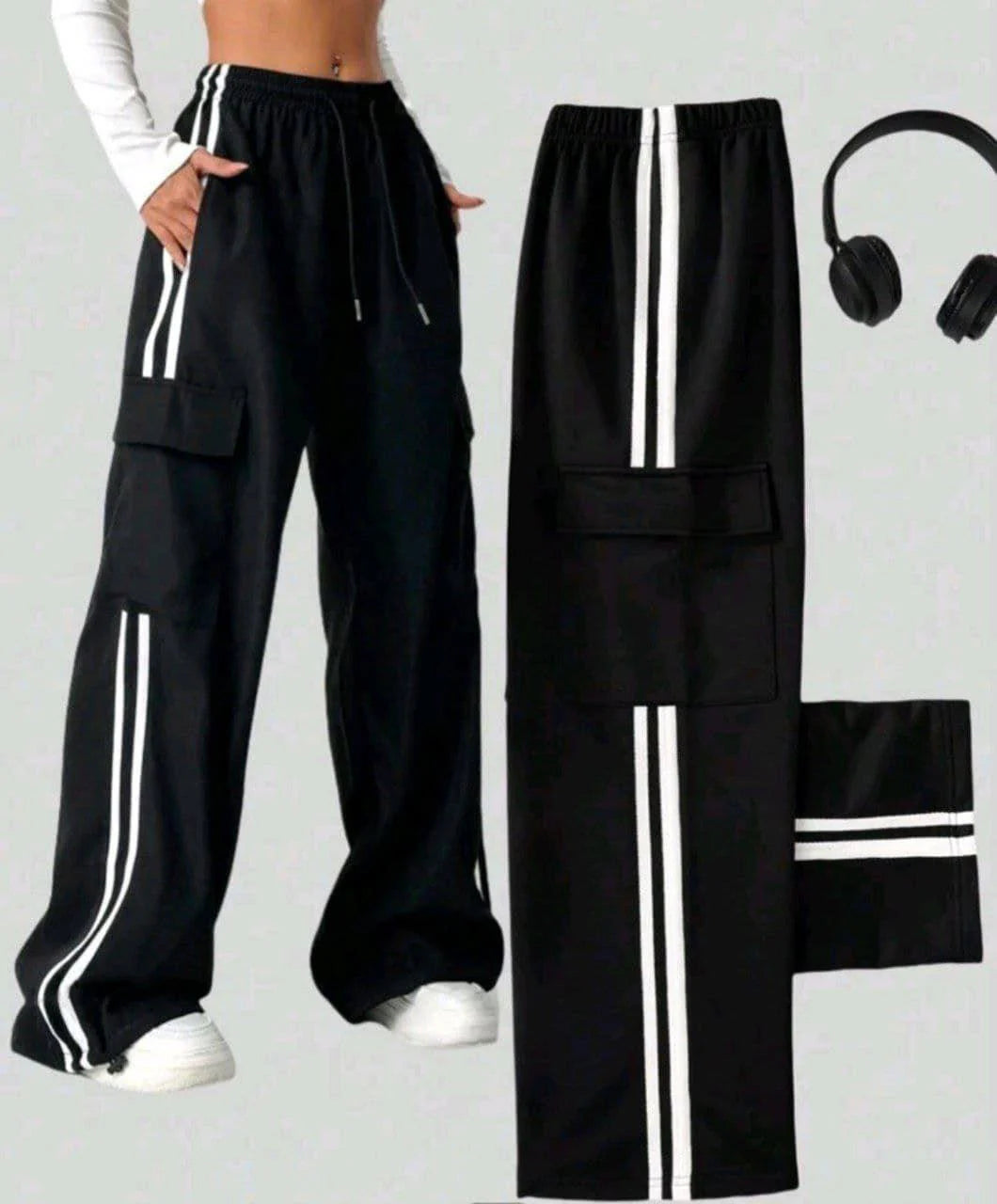 Cargo Wide Leg Pants