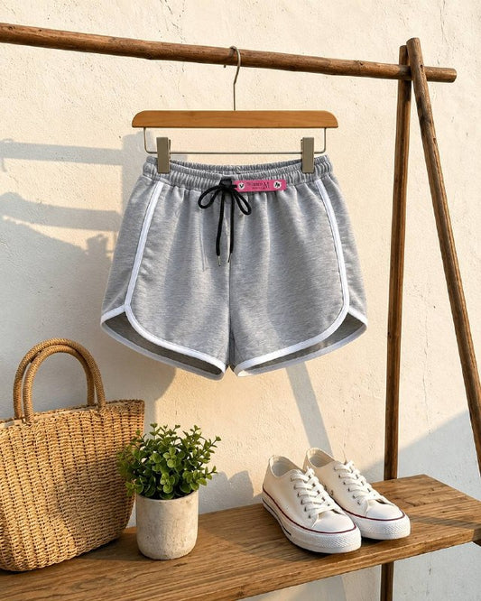Contrast Trim Shorts
