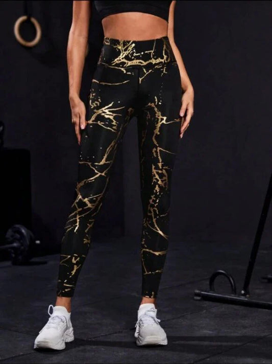High Waist printed Legging